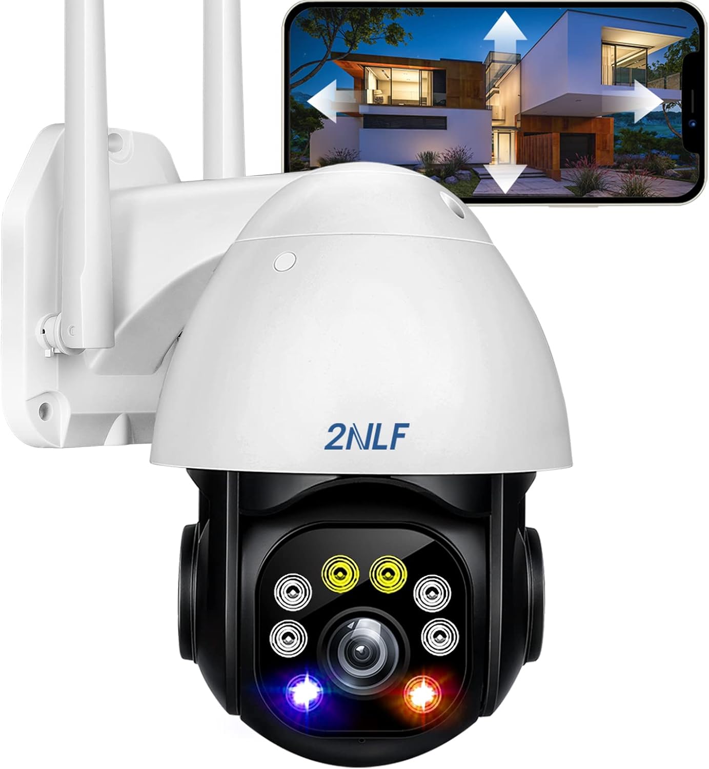 お客様満足度NO.1 【2台セット】防犯カメラ ワイヤレス 家庭用 屋外